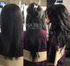 #1 Exotic Black Clip In Hair Extensions 20 inches - SASA TRESSES HAIR EXTENSIONS