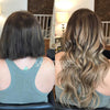 #6/14 Mix N' Mingle  Blend Clip In Hair Extensions 18 Inches - SASA TRESSES HAIR EXTENSIONS